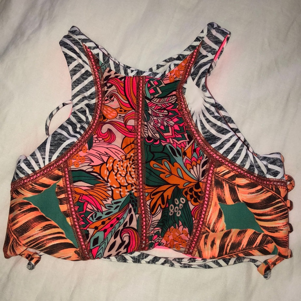 Maaji High Neck Swim Top